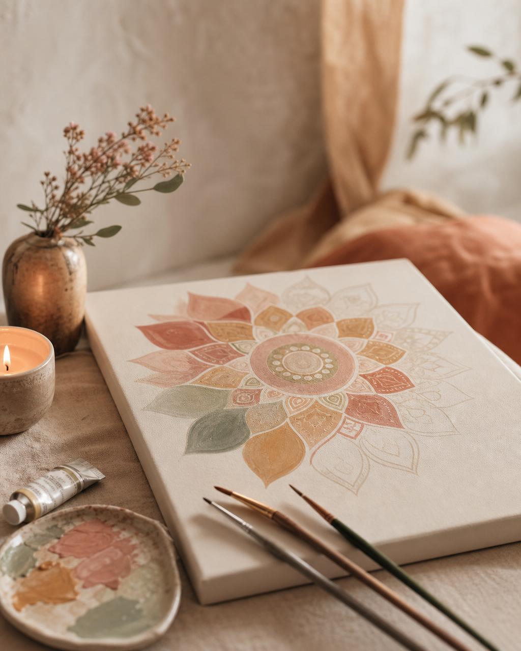 Érzelmi festés, Mandala Kreatív csomag